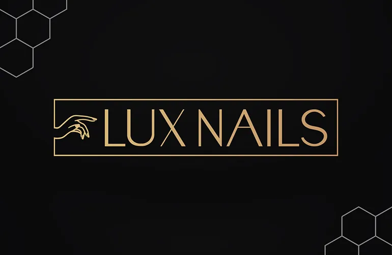 лого на luxnails от маркетинг агенция DGTalents